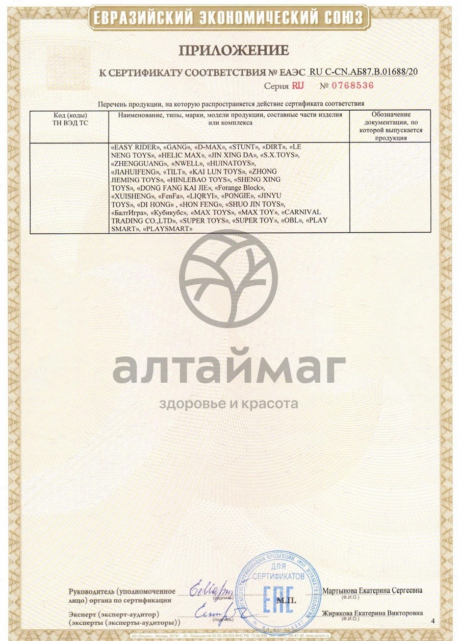 Сертификат на товар Резиновые игрушки Динозаврики 22*19см 644 №6 Резиновые игрушки Динозаврики 22*19см 644 №6 сертификат