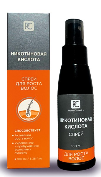 Изображение товара Спрей Никотиновая Кислота для роста волос Фармгрупп 100мл Спрей Никотиновая Кислота для роста волос Фармгрупп 100мл фотография